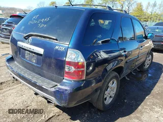 2004 Acura MDX Touring Pkg with VIN 2HNYD186X4H515704, listed as a IAAI auction lot 41851825 with 999,999 mi miles. Bid and sale history available at carsss.com. Image 4.