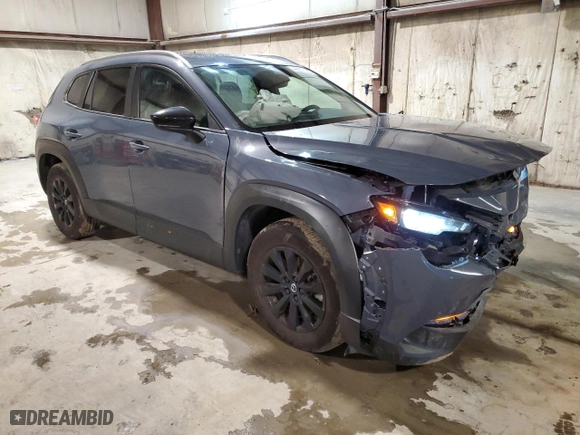 2024 Mazda CX-50 2.5 S Premium Package with VIN 7MMVABDM9RN195530, listed as a Copart auction lot 86871914 with 17,745 mi miles and Salvage Title. Bid and sale history available at carsss.com. Image 4.