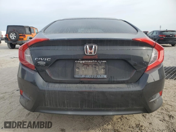 2016 Honda Civic EX with VIN 19XFC2F75GE010204, listed as a Copart auction lot 50986685 with 114,866 mi miles and Salvage Title. Bid and sale history available at DreamBid. Image 6.