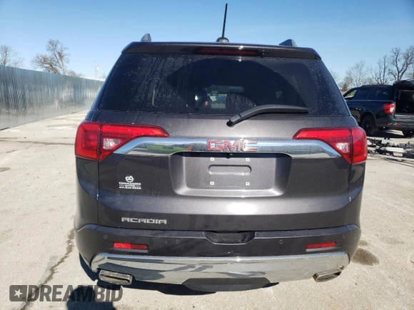2019 GMC Acadia Denali with VIN 1GKKNPLS0KZ149074, listed as a Copart auction lot 47393255 with 118,557 mi miles and Salvage title. Bid and sale history available at DreamBid. Image 6.
