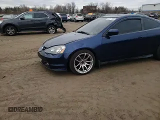 2004 Acura RSX with VIN JH4DC54824S004212, listed as a Copart auction lot 49097295 with 128,111 mi miles and Salvage Title. Bid and sale history available at carsss.com. Image 11.