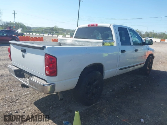 2007 Dodge 1500 ST with VIN 1D7HA18K77J633214, listed as a IAAI auction lot 42025263 with 298,773 mi miles and . Bid and sale history available at DreamBid. Image 4.