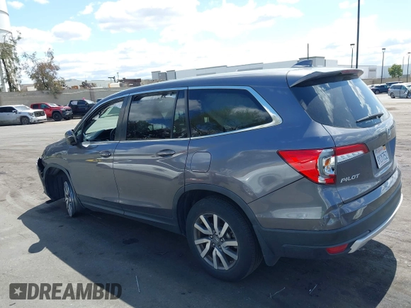 2021 Honda Pilot EX-L with VIN 5FNYF5H57MB046740, listed as a IAAI auction lot 41943366 with 31,198 mi miles and . Bid and sale history available at DreamBid. Image 15.