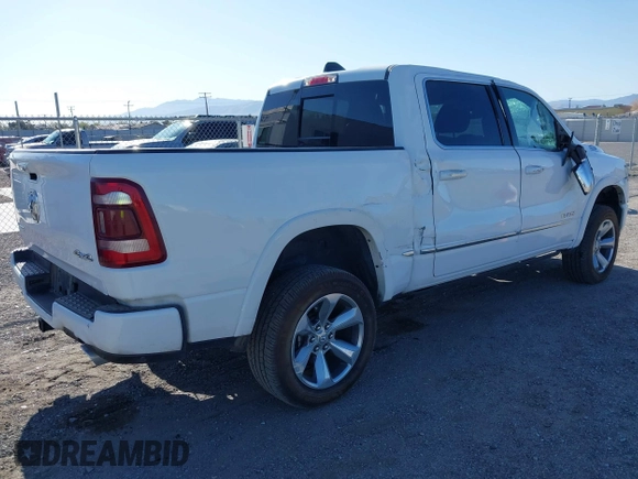 2021 Ram 1500 Limited with VIN 1C6SRFHT0MN626891, listed as a IAAI auction lot 41999414 with 38,931 mi miles and . Bid and sale history available at DreamBid. Image 4.