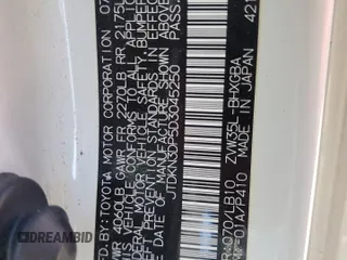 2013 Toyota Prius z VIN JTDKN3DP5D3045250, wystawiony jako Copart lot #58079535 z przebiegiem 127 242 mil mil oraz Szkoda całkowita • Salvage title. Historia ofert i sprzedaży dostępna na DreamBid. Obrazek 13.