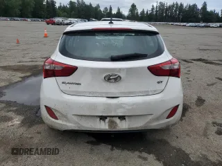 2017 Hyundai Elantra with VIN KMHD35LH4HU373680, listed as a Copart auction lot 58448835 with Not provided miles and Salvage title. Bid and sale history available at DreamBid. Image 6.