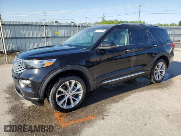 2021 Ford Explorer Platinum с VIN 1FM5K8HC7MGA55826, выставлен на аукционе Copart как лот 52320005 с пробегом 106 117 миль миль и Списание • Salvage title. История ставок и продаж доступна на DreamBid. Изображение 1.