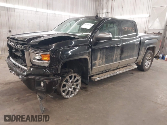 2015 GMC Sierra 1500 Denali with VIN 3GTU2WEC7FG129925, listed as a IAAI auction lot 41731496 with 165,168 mi miles. Bid and sale history available at carsss.com. Image 18.