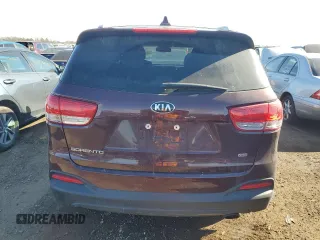 2018 Kia Sorento LX with VIN 5XYPGDA38JG431868, listed as a Copart auction lot 42748915 with 76,367 mi miles and Salvage Title. Bid and sale history available at carsss.com. Image 6.