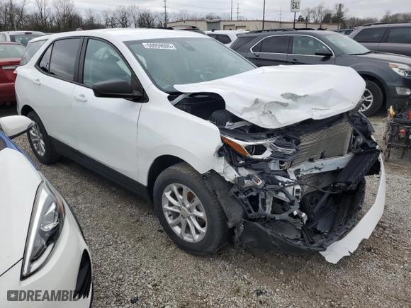 2021 Chevrolet Equinox LS with VIN 3GNAXSEV3MS113429, listed as a Copart auction lot 50059085 with 85,452 mi miles and Salvage Title. Bid and sale history available at carsss.com. Image 4.