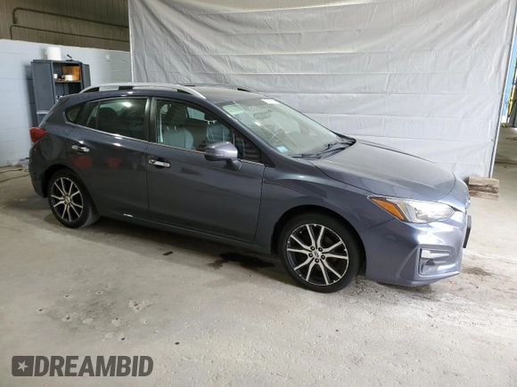 2017 Subaru Impreza Limited with VIN 4S3GTAU65H3741202, listed as a Copart auction lot 56277185 with 52,048 mi miles and Salvage title. Bid and sale history available at DreamBid. Image 4.