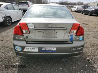 2004 Honda Civic LX with VIN 2HGES16504H621170, listed as a Copart auction lot 52159735 with 147,849 mi miles and Salvage Title. Bid and sale history available at carsss.com. Image 6.