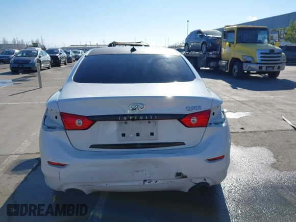2017 Infiniti Q50 3.0t Premium with VIN JN1EV7AP3HM730522, listed as a IAAI auction lot 41399526 with 84,809 mi miles. Bid and sale history available at carsss.com. Image 17.