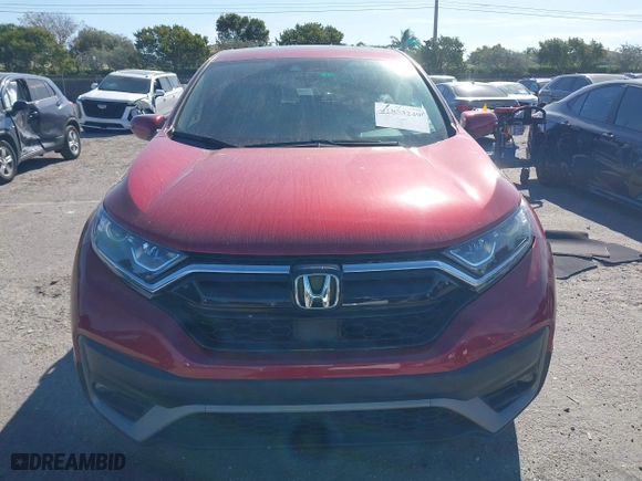 2022 Honda CR-V EX with VIN 7FARW1H53NE024446, listed as a IAAI auction lot 41853249 with 16,896 mi miles. Bid and sale history available at carsss.com. Image 12.