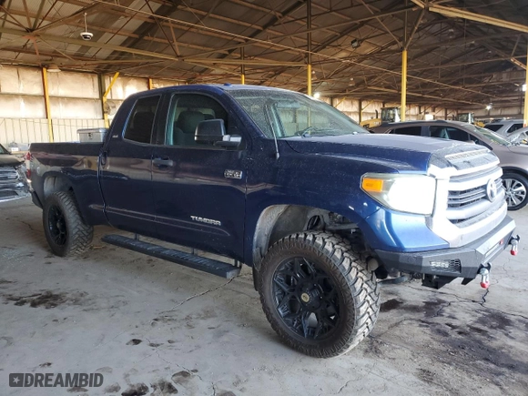 2014 Toyota Tundra 4WD Truck SR with VIN 5TFUW5F1XEX394599, listed as a Copart auction lot 46952625 with NaN miles and Salvage Title. Bid and sale history available at carsss.com. Image 4.
