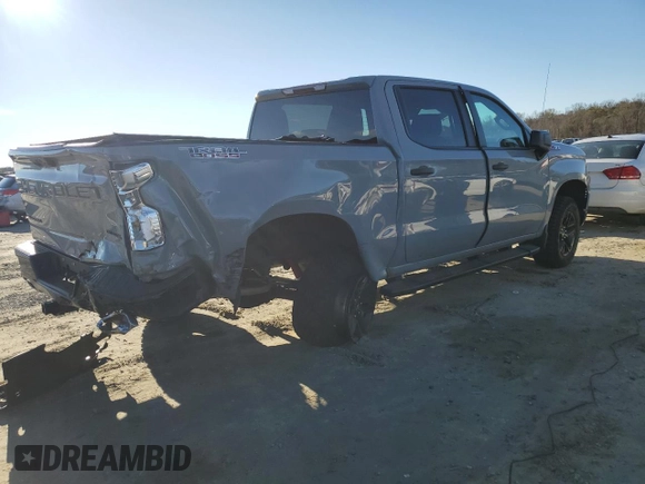 2024 Chevrolet Silverado 1500 Custom Trail Boss with VIN 3GCUDCED4RG140550, listed as a Copart auction lot 81046584 with 5,425 mi miles and Salvage Title. Bid and sale history available at carsss.com. Image 3.