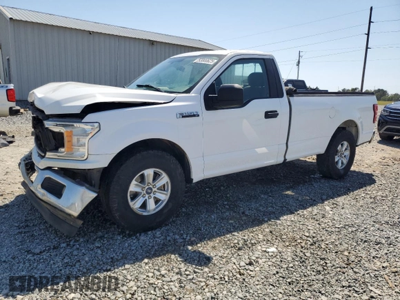 2019 Ford F-150 XL with VIN 1FTMF1C59KKD92979, listed as a Copart auction lot 53800625 with 129,437 mi miles and Salvage title. Bid and sale history available at DreamBid. Image 1.