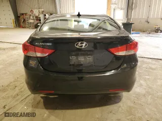 2013 Hyundai Elantra GLS PZEV with VIN KMHDH4AE9DU628757, listed as a Copart auction lot 47499785 with 102,771 mi miles and Salvage Title. Bid and sale history available at carsss.com. Image 6.