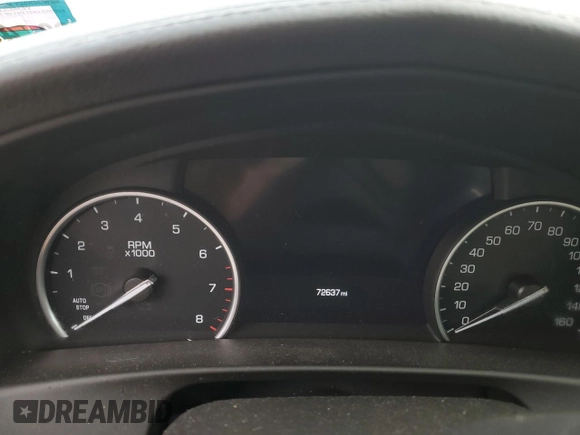 2017 Cadillac CT6 AWD with VIN 1G6KB5RS2HU169965, listed as a Copart auction lot 79189994 with 72,637 mi miles and Salvage title. Bid and sale history available at DreamBid. Image 9.