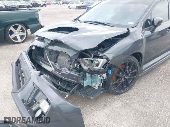 2021 Subaru WRX Premium with VIN JF1VA1C68M9809598, listed as a IAAI auction lot 41742590 with 39,154 mi miles. Bid and sale history available at carsss.com. Image 6.