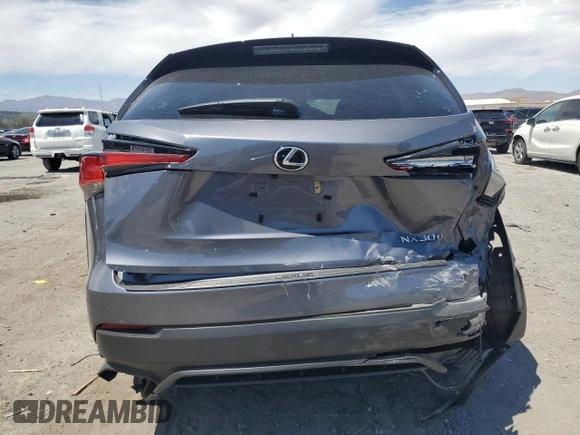 2019 Lexus NX 300 with VIN JTJBARBZXK2194319, listed as a Copart auction lot 57480415 with 91,407 mi miles and Salvage title. Bid and sale history available at DreamBid. Image 6.
