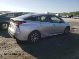 2019 Toyota Prius LE with VIN JTDL9RFU9K3003241, listed as a Copart auction lot 51743415 with 52,629 mi miles and Salvage Title. Bid and sale history available at DreamBid. Image 3.