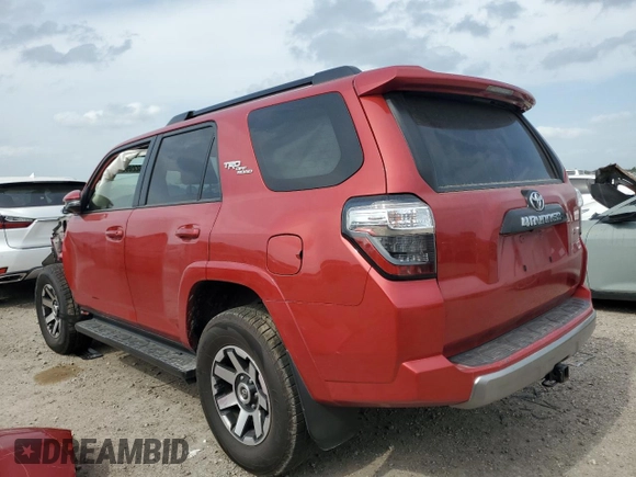 2021 Toyota 4Runner TRD Off Road Premium with VIN JTERU5JR0M5930118, listed as a Copart auction lot 52259695 with Not provided miles and Salvage title. Bid and sale history available at DreamBid. Image 2.