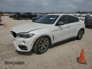 2017 BMW X6 sDrive35i with VIN 5UXKU0C52H0F99663, listed as a Copart auction lot 51950705 with 71,491 mi miles and Salvage Title. Bid and sale history available at carsss.com. Image 1.