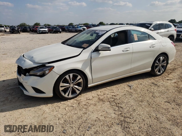 2016 Mercedes-Benz CLA with VIN WDDSJ4EB5GN331232, listed as a Copart auction lot 53502923 with 82,321 mi miles. Bid and sale history available at carsss.com. Image 1.