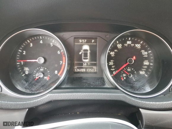 2018 Volkswagen Passat 2.0T S with VIN 1VWAA7A38JC030833, listed as a Copart auction lot 45661595 with 126,729 mi miles and Clean Title. Bid and sale history available at carsss.com. Image 9.