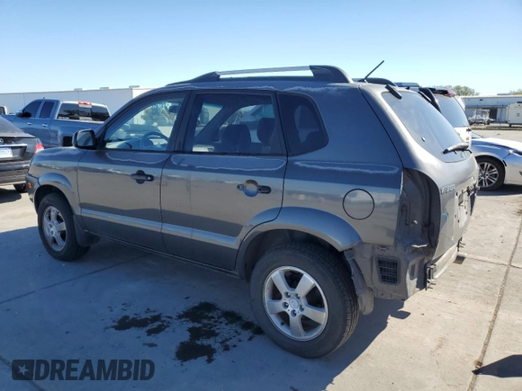 2007 Hyundai Tucson GLS with VIN KM8JM12B17U527296, listed as a Copart auction lot 50088065 with 151,857 mi miles and Salvage Title. Bid and sale history available at carsss.com. Image 2.