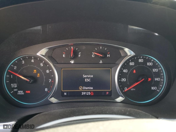 2022 Chevrolet Traverse LT Cloth with VIN 1GNERGKW3NJ169265, listed as a Copart auction lot 46914415 with 39,125 mi miles and Salvage Title. Bid and sale history available at carsss.com. Image 9.