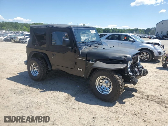 1999 Jeep Wrangler SE with VIN 1J4FY29P3XP408468, listed as a Copart auction lot 55537335 with Not provided miles and Salvage title. Bid and sale history available at DreamBid. Image 1.