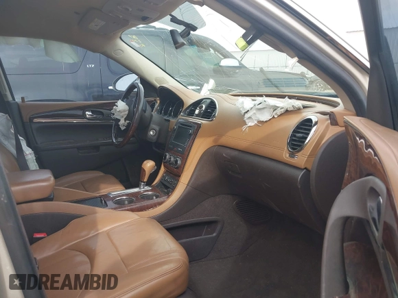 2013 Buick Enclave Leather with VIN 5GAKRCKD3DJ255341, listed as a IAAI auction lot 38811735 with 194,140 mi miles. Bid and sale history available at carsss.com. Image 5.