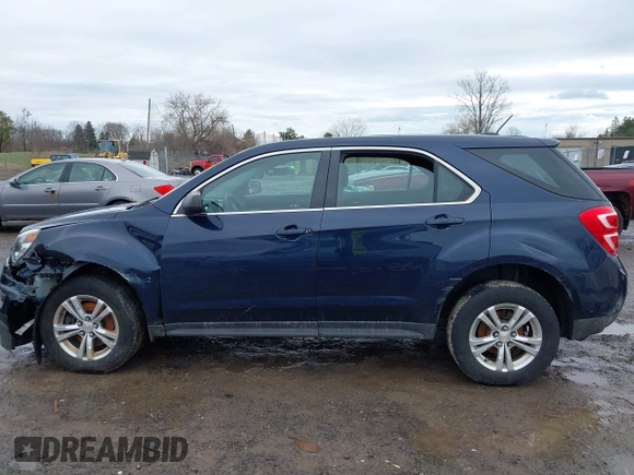 2017 Chevrolet Equinox LS with VIN 2GNALBEK9H1586450, listed as a IAAI auction lot 41938530 with 116,119 mi miles and . Bid and sale history available at DreamBid. Image 14.