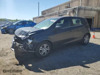 2014 Chevrolet Sonic LT with VIN 1G1JC6SH9E4170822, listed as a Copart auction lot 58460254 with 158,792 mi miles and Salvage Title. Bid and sale history available at carsss.com. Image 1.