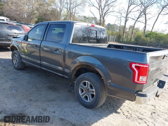 2015 Ford F-150 XL with VIN 1FTEW1CP0FFB55608, listed as a IAAI auction lot 41908101 with 151,482 mi miles. Bid and sale history available at carsss.com. Image 3.