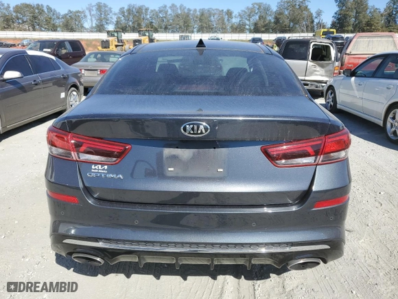 2020 Kia Optima SE with VIN 5XXGT4L33LG445791, listed as a Copart auction lot 74915704 with 84,367 mi miles and Salvage Title. Bid and sale history available at carsss.com. Image 6.