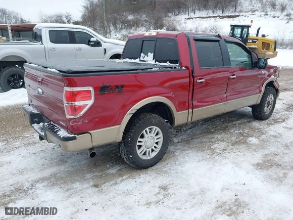 2013 Ford F-150 XL with VIN 1FTFW1EF6DFA13625, listed as a IAAI auction lot 41303500 with 140,606 mi miles. Bid and sale history available at carsss.com. Image 4.
