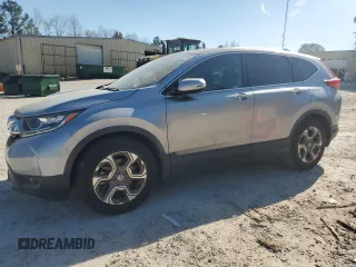2018 Honda CR-V EX-L with VIN 7FARW1H81JE056901, listed as a Copart auction lot 50576385 with 17,431 mi miles and Salvage Title. Bid and sale history available at carsss.com. Image 1.
