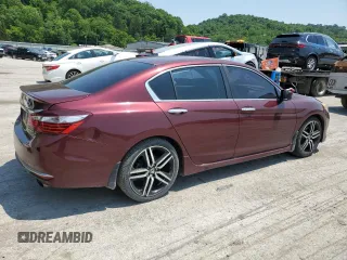 2016 Honda Accord Sport z VIN 1HGCR2F58GA044318, wystawiony jako Copart lot #60414545 z przebiegiem 187 363 mil mil oraz Czysty tytuł • Clean title. Historia ofert i sprzedaży dostępna na DreamBid. Obrazek 3.