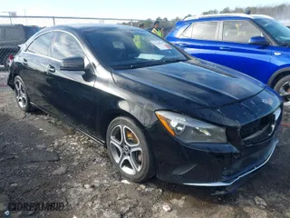 2018 Mercedes-Benz CLA with VIN WDDSJ4EB5JN606556, listed as a IAAI auction lot 41580048 with 150,368 mi miles. Bid and sale history available at carsss.com. Image 1.