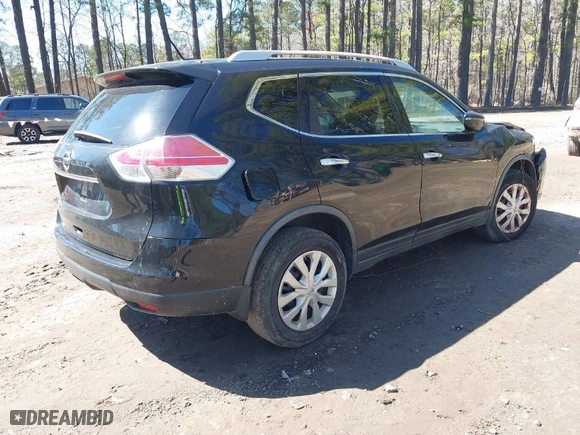2016 Nissan Rogue SV with VIN JN8AT2MT6GW012855, listed as a IAAI auction lot 41866507 with 95,228 mi miles. Bid and sale history available at carsss.com. Image 4.