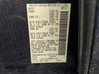 2018 Nissan Frontier Pro-4X with VIN 1N6DD0EV5JN702214, listed as a Copart auction lot 52802715 with 79,837 mi miles and Salvage title. Bid and sale history available at DreamBid. Image 15.