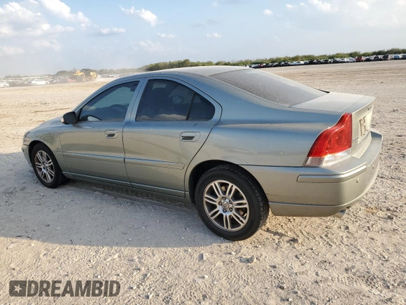 2007 Volvo S60 2.5L Turbo with VIN YV1RH592572616867, listed as a Copart auction lot 79259294 with 0 mi miles and Salvage Title. Bid and sale history available at carsss.com. Image 2.