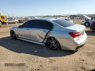 2017 BMW 7 Series 740i xDrive with VIN WBA7E4C55HGU99568, listed as a Copart auction lot 72978583 with 78,989 mi miles. Bid and sale history available at carsss.com. Image 2.