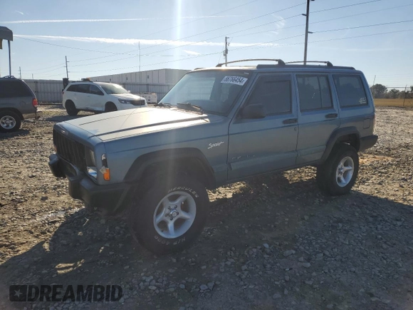 1998 Jeep Cherokee Sport with VIN 1J4FT68S0WL138603, listed as a Copart auction lot 86766454 with 0 mi miles and Salvage Title. Bid and sale history available at carsss.com. Image 1.