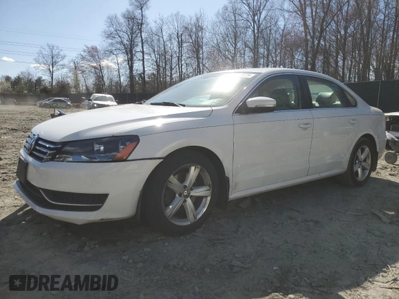 2013 Volkswagen Passat SE w/Sunroof with VIN 1VWBP7A3XDC144131, listed as a Copart auction lot 50754675 with 172,806 mi miles and Salvage Title. Bid and sale history available at carsss.com. Image 1.