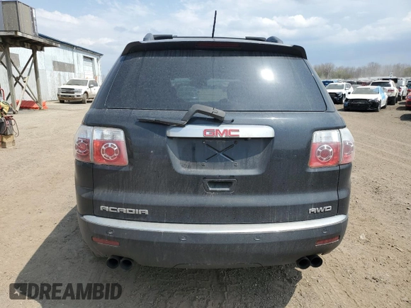 2012 GMC Acadia SLE z VIN 1GKKVPED4CJ287232, wystawiony jako Copart lot #54753665 z przebiegiem 173 052 mil mil oraz Czysty tytuł • Clean title. Historia ofert i sprzedaży dostępna na DreamBid. Obrazek 6.
