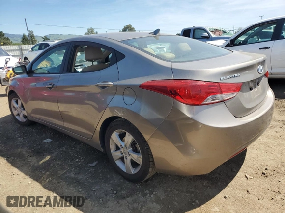 2013 Hyundai Elantra Limited with VIN 5NPDH4AE6DH340032, listed as a Copart auction lot 50267885 with 139,962 mi miles and Salvage Title. Bid and sale history available at DreamBid. Image 2.